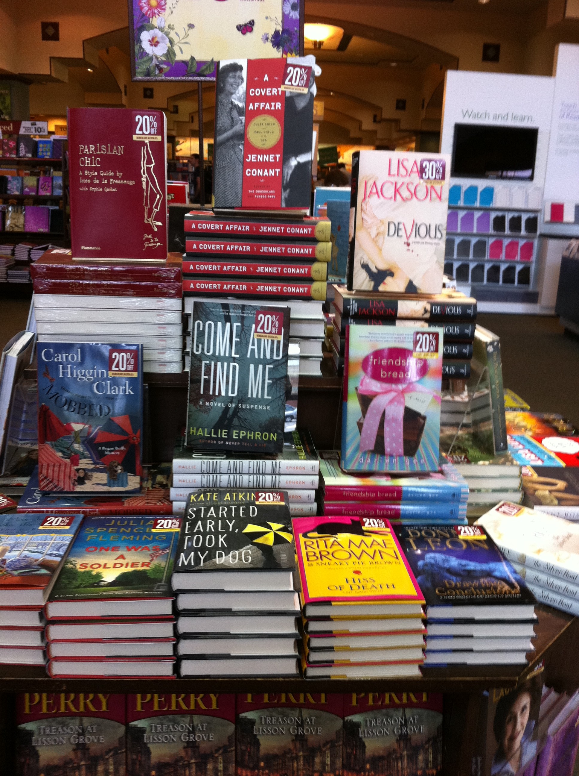 Come and Find Me in Reston, VA, B&N
